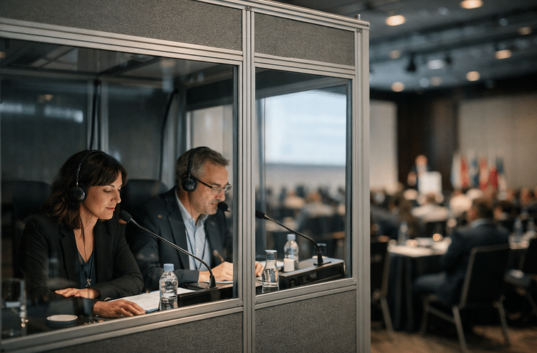 Interpretación simultánea para eventos corporativos: guía para garantizar una comunicación fluida 1 Interpretacion simultanea para eventos corporativos guia para garantizar una comunicacion fluida